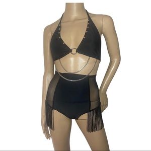 - Two piece fringe festival set